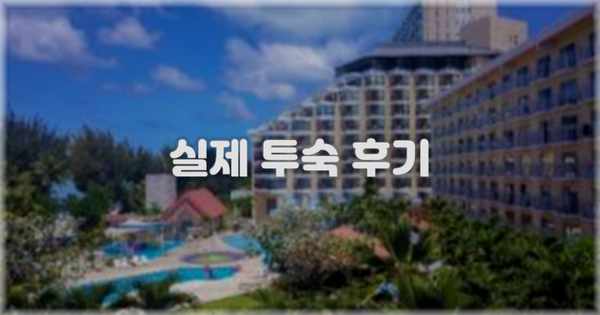 💬 실제 투숙 후기