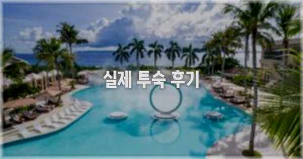 💬 실제 투숙 후기