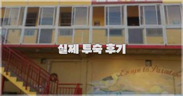 💬 실제 투숙 후기